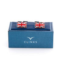 Flag of the United Kingdom - Union Jack Cufflinks Novelty Cufflinks Clinks Australia