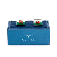 Flag of Wales Cufflinks Novelty Cufflinks Clinks Australia