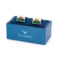 Flag of Wales Cufflinks Novelty Cufflinks Clinks Australia