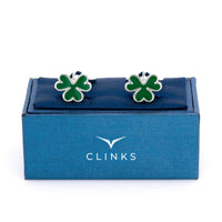 Irish Shamrock Cufflinks Novelty Cufflinks Clinks Australia