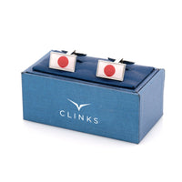 Flag of Japan - Japanese Flag Cufflinks Novelty Cufflinks Clinks Australia