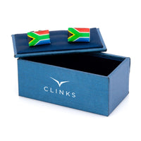 Flag of South Africa - South African Flag Cufflinks Novelty Cufflinks Clinks Australia