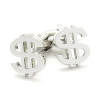 "$" Silver Dollar Sign Cufflinks Novelty Cufflinks Clinks Australia