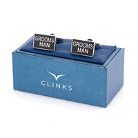 Grooms Man Black and Silver Wedding Cufflinks Wedding Cufflinks Clinks Australia