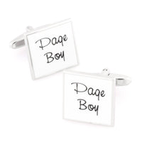 Page Boy White Wedding Cufflinks Wedding Cufflinks Clinks Australia