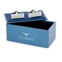 Groomsman Raised Lettering Wedding Cufflinks Wedding Cufflinks Clinks Australia