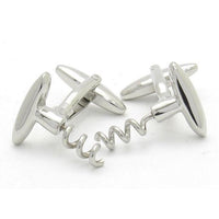 Corkscrew Wine Cufflinks Novelty Cufflinks Clinks Australia Corkscrew Wine Cufflinks