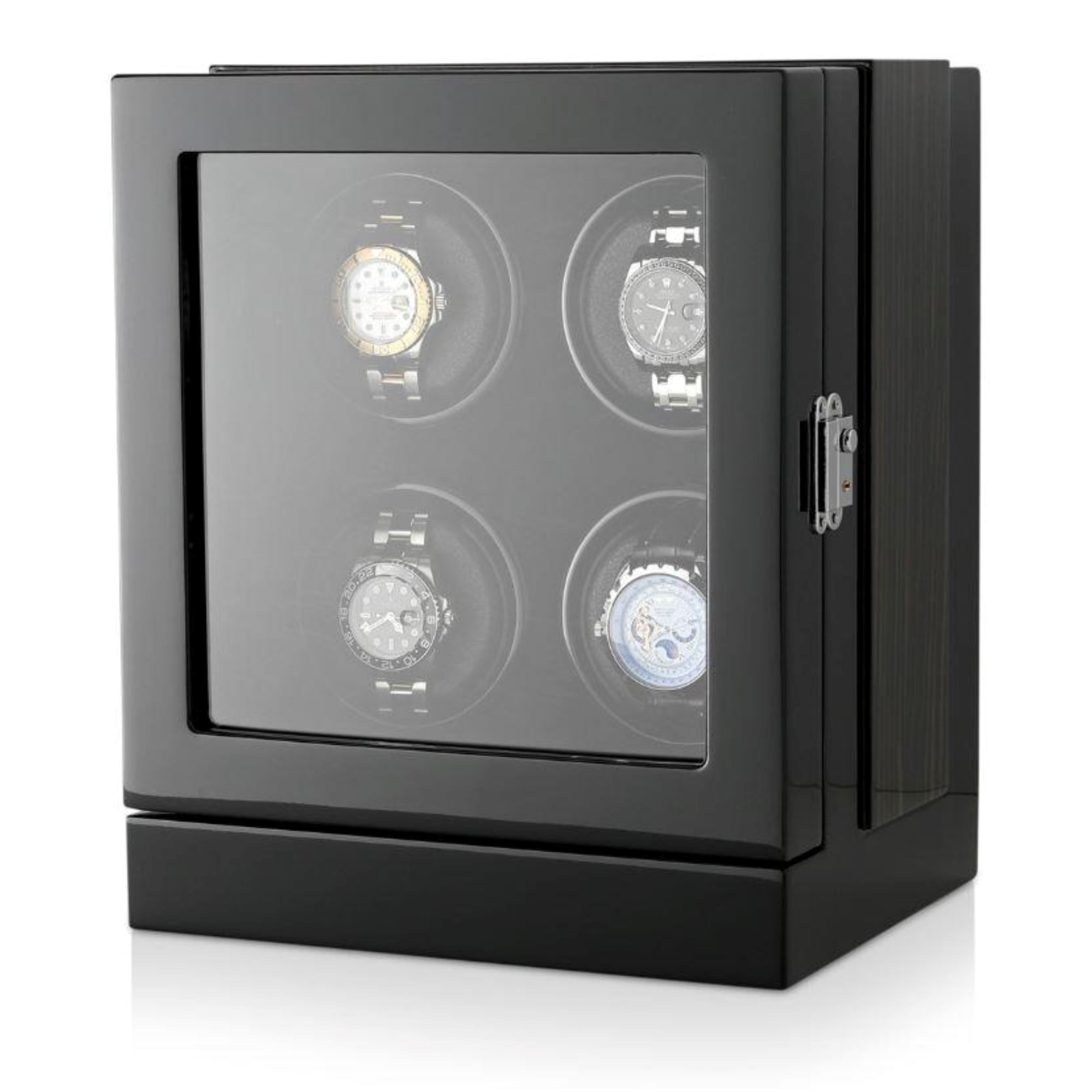 Sydney Watch Winder Box for 4 Watches in Black Watch Winder Boxes Clinks 