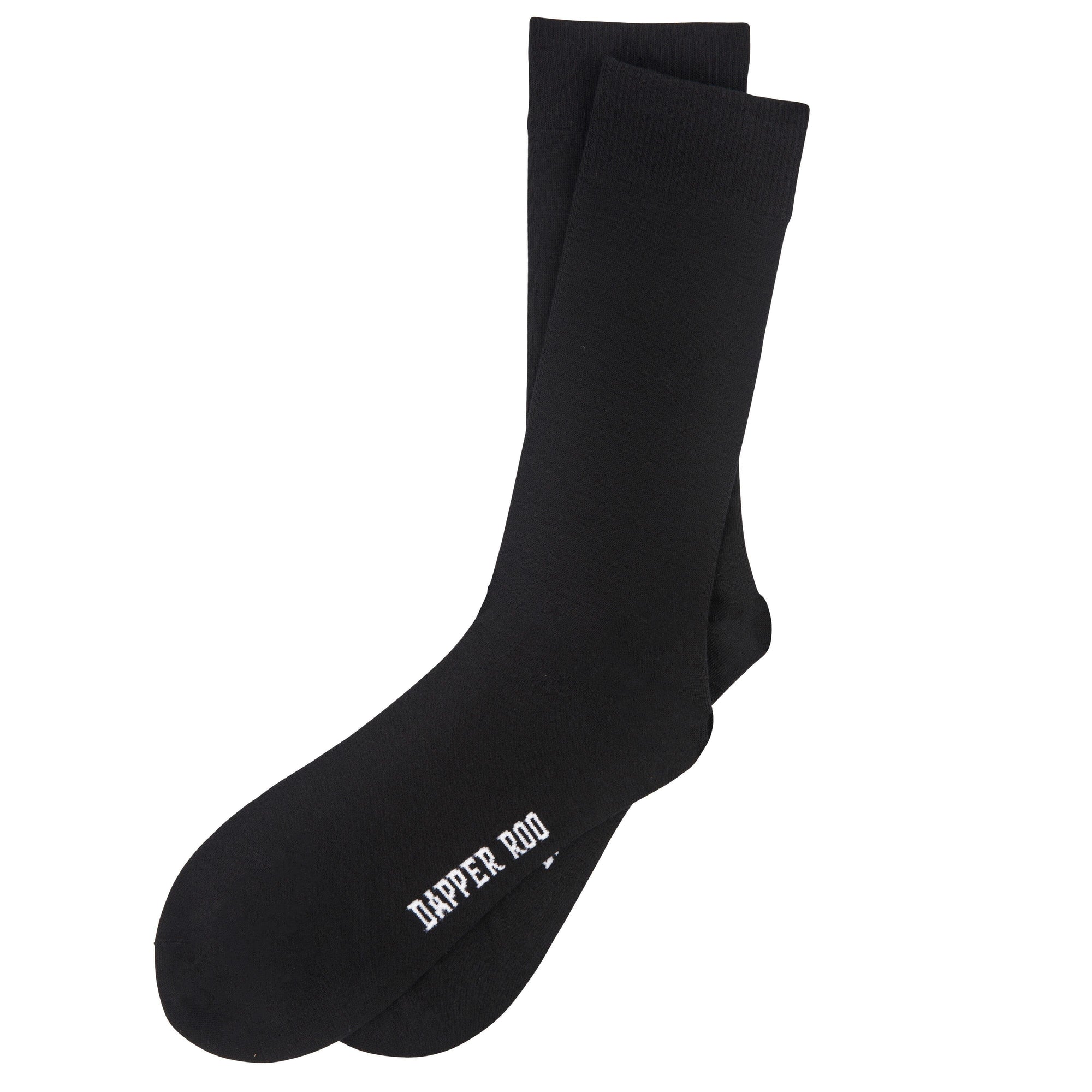 Classic Black Bamboo Socks by Dapper Roo Socks Dapper Roo