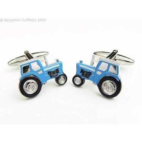 Blue Tractor Cufflinks Novelty Cufflinks Clinks Australia Blue Tractor Cufflinks