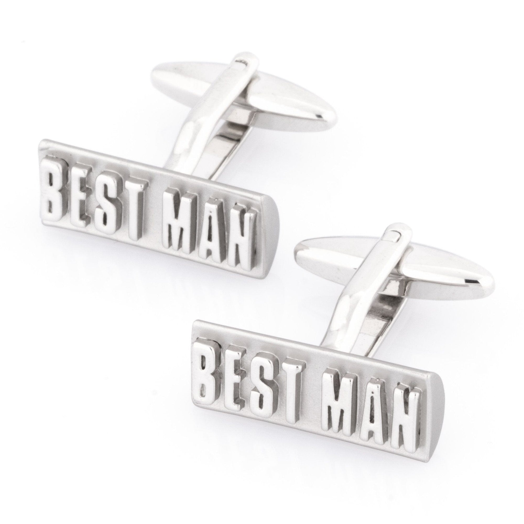 Best Man Raised Lettering Wedding Cufflinks Wedding Cufflinks Clinks Australia