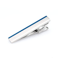 Blue Edge Tie Clip Tie Clips Clinks Australia