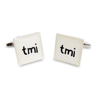 Text Speak Cufflinks: tmi Novelty Cufflinks Clinks Australia
