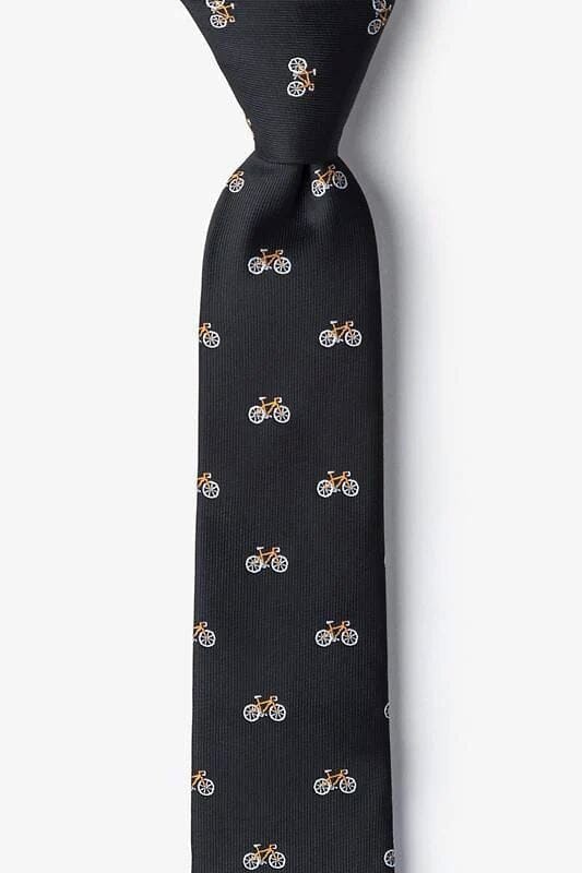 Bicycles Skinny Tie Ties Clinks
