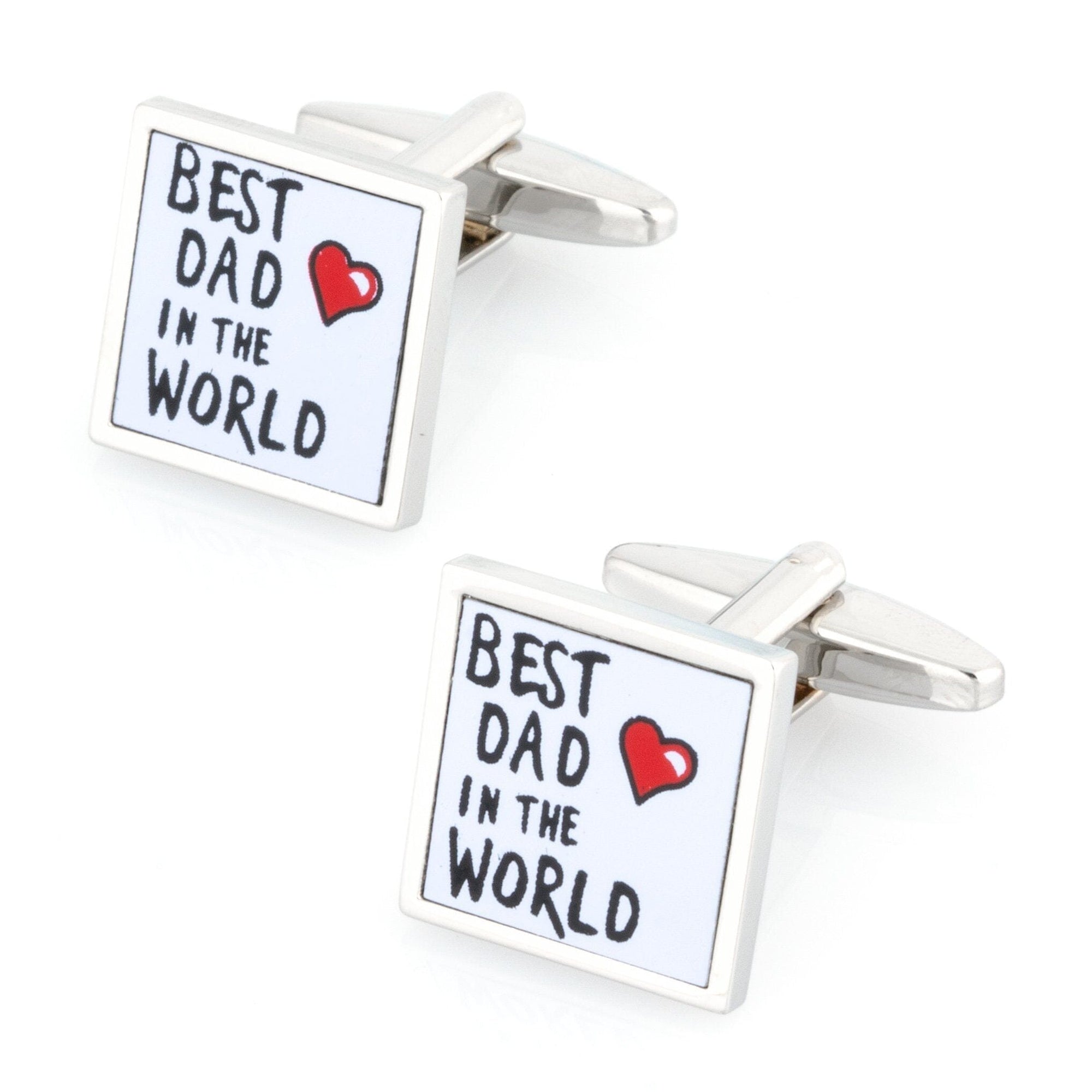 Best Dad in the World Cufflinks Novelty Cufflinks Clinks Australia