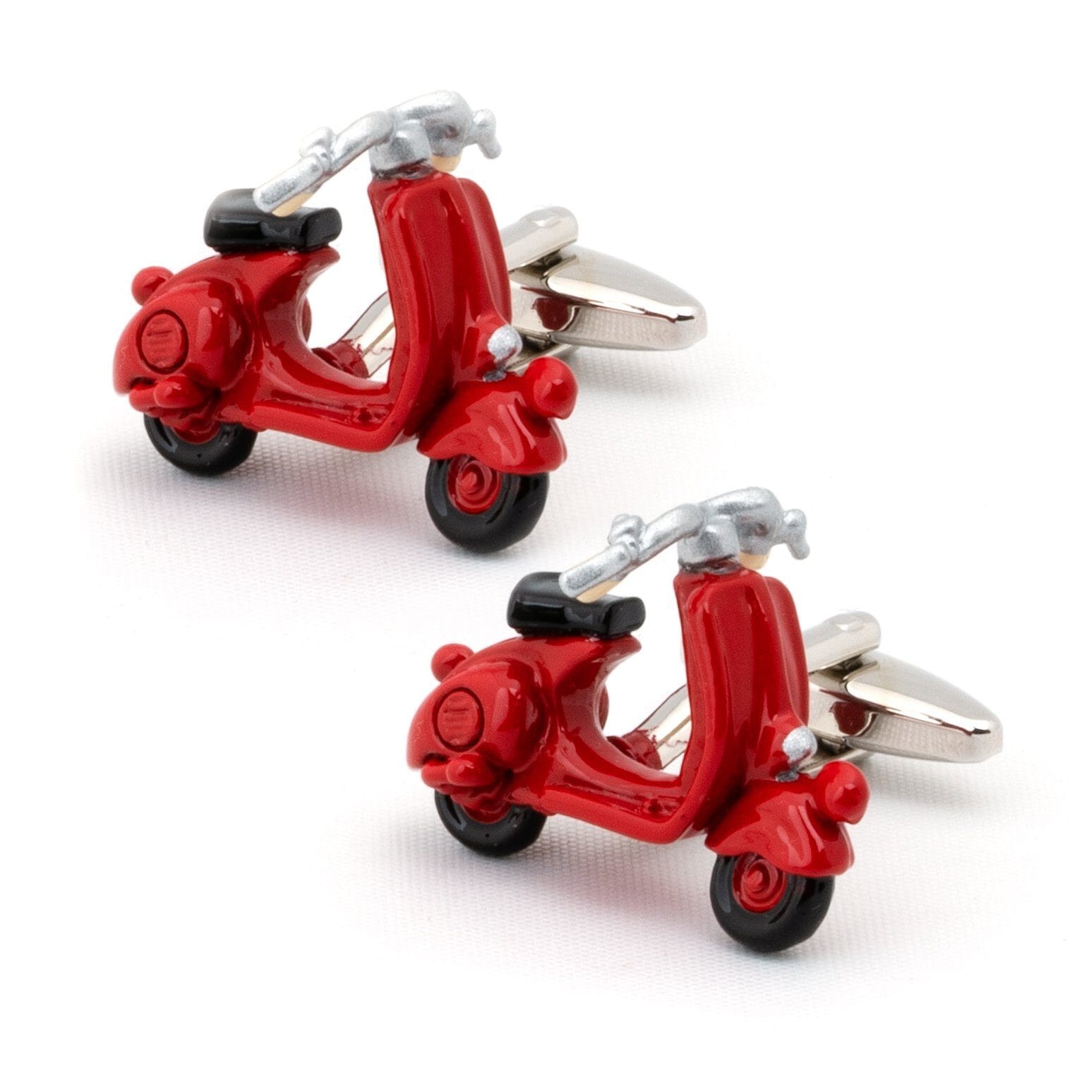 Red 3D Vespa Scooter Cufflinks Novelty Cufflinks Clinks Australia
