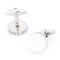 Best Man Laser Etched Round Engravable Wedding Cufflinks Wedding Cufflinks Clinks Australia