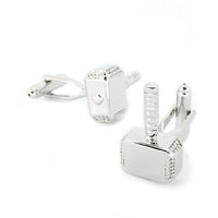 Thor Style Hammer Cufflinks Silver Novelty Cufflinks Clinks Australia