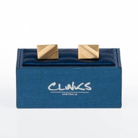 Classic Gold Ridge Cufflinks Classic & Modern Cufflinks Clinks Australia