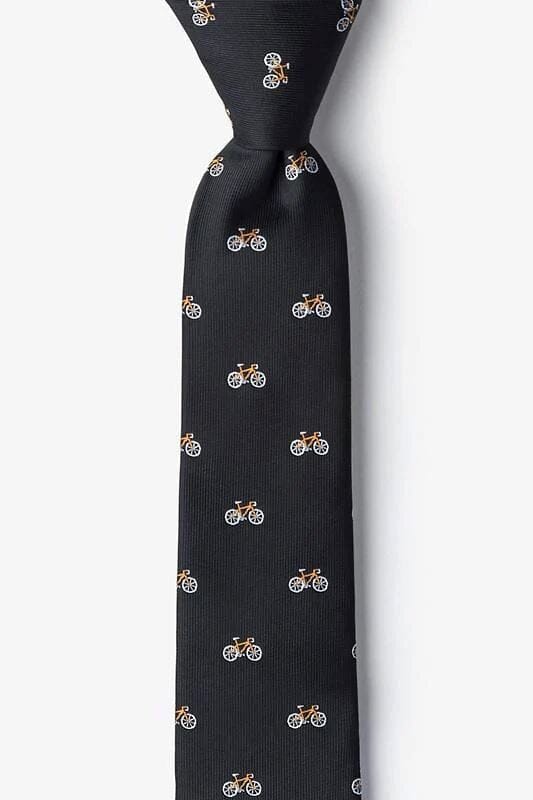 Bicycles Skinny Tie Ties Clinks