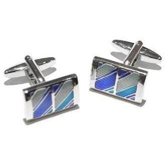Striped Windows Blue and Green Cufflinks Classic & Modern Cufflinks Clinks Australia Striped Windows Purple and Green Cufflinks