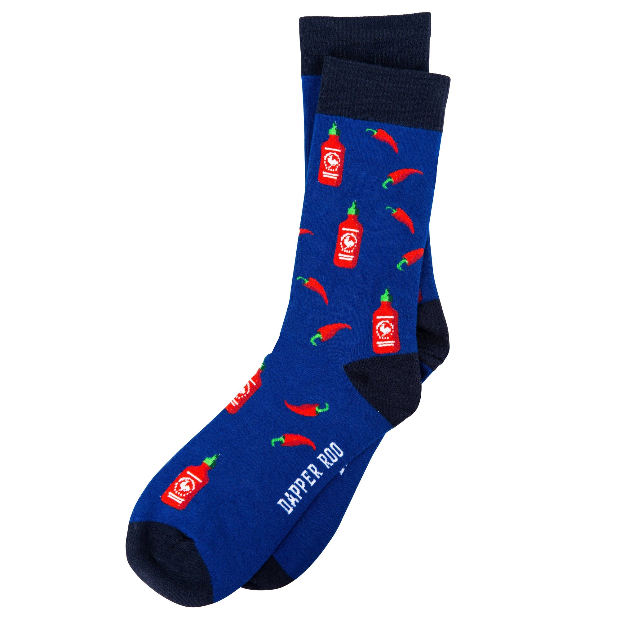 Spicy Kick Chilli and Hot Sauce Bamboo Socks by Dapper Roo Socks Dapper Roo Default