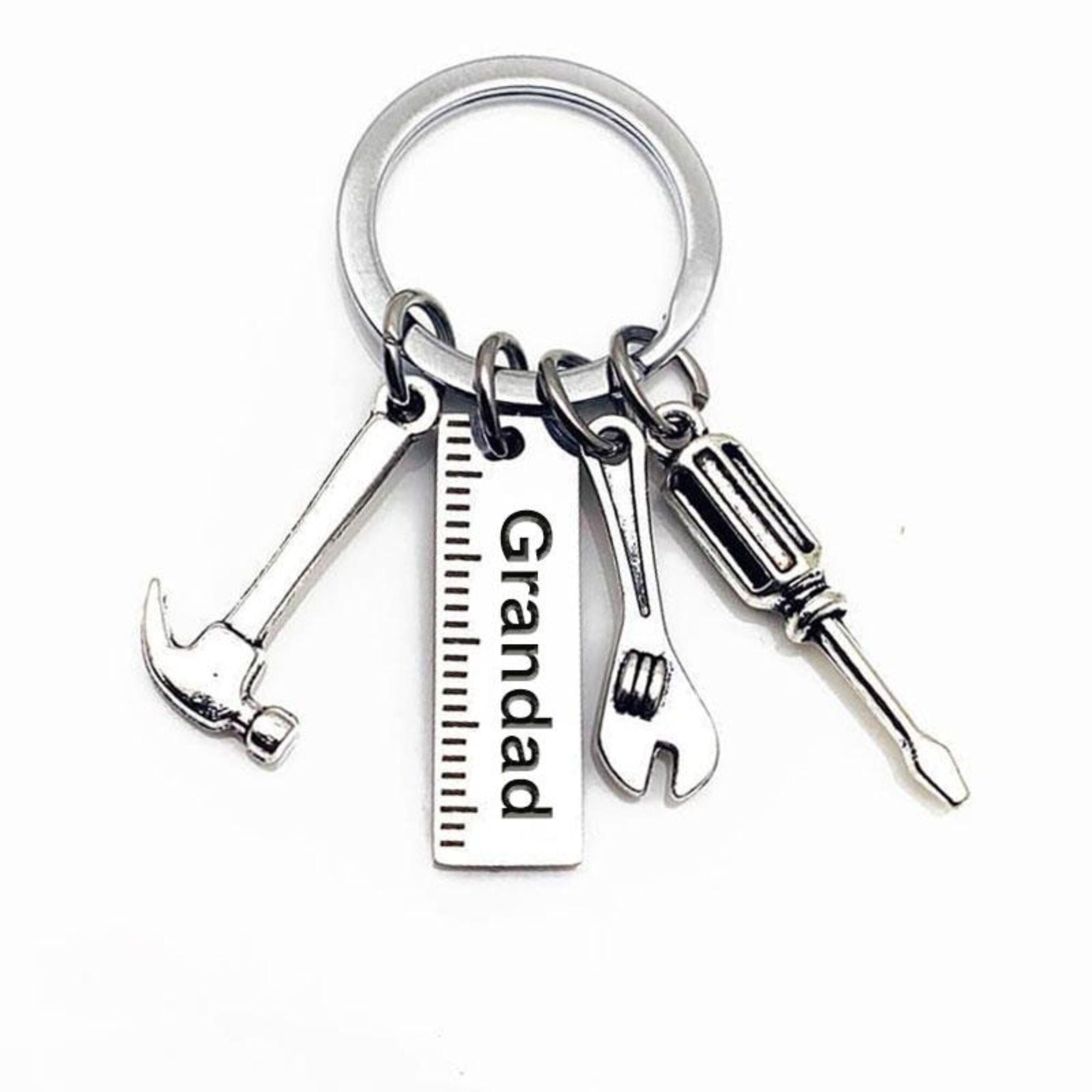 Grandad Hammer Wrench Screwdriver Keyring Accessories Clinks Australia Grandad