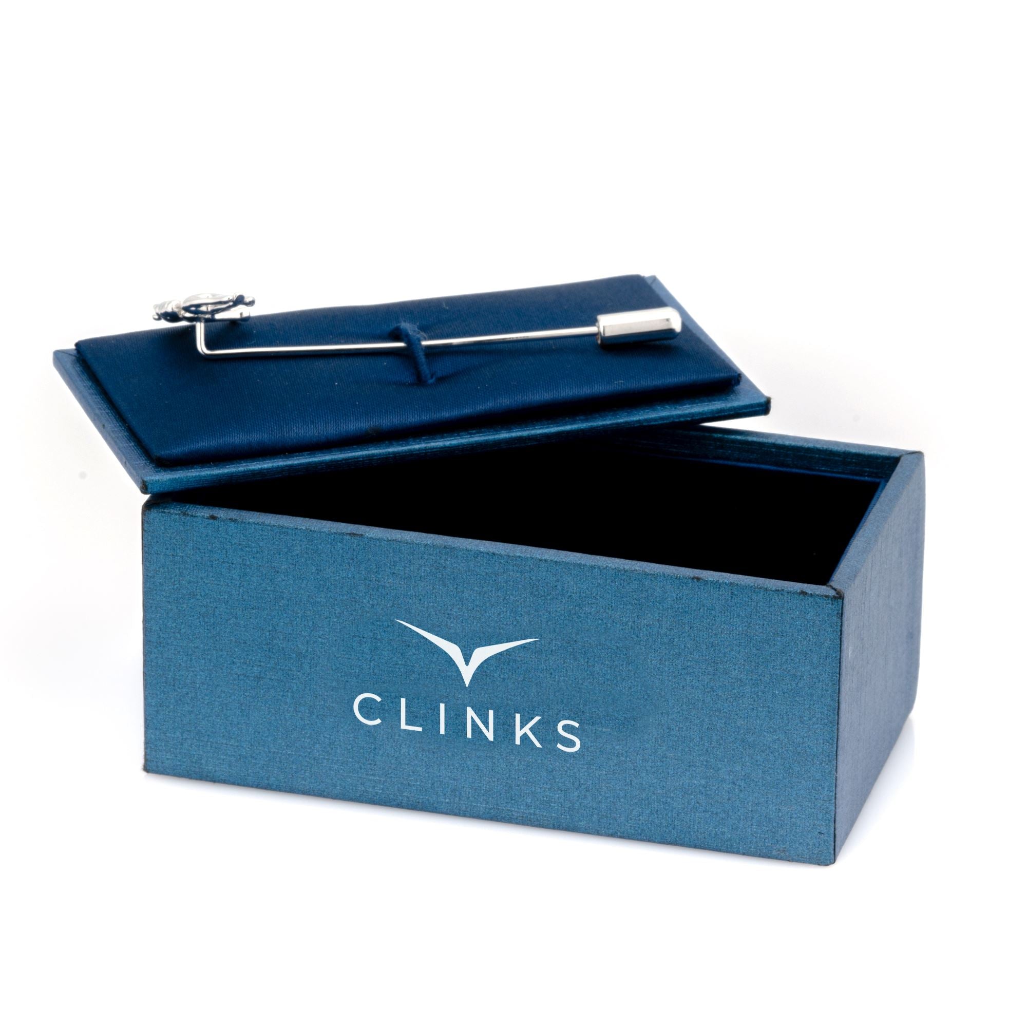 Melbourne Cup Horse Racing Silver Stick Pin Lapel Pin Clinks