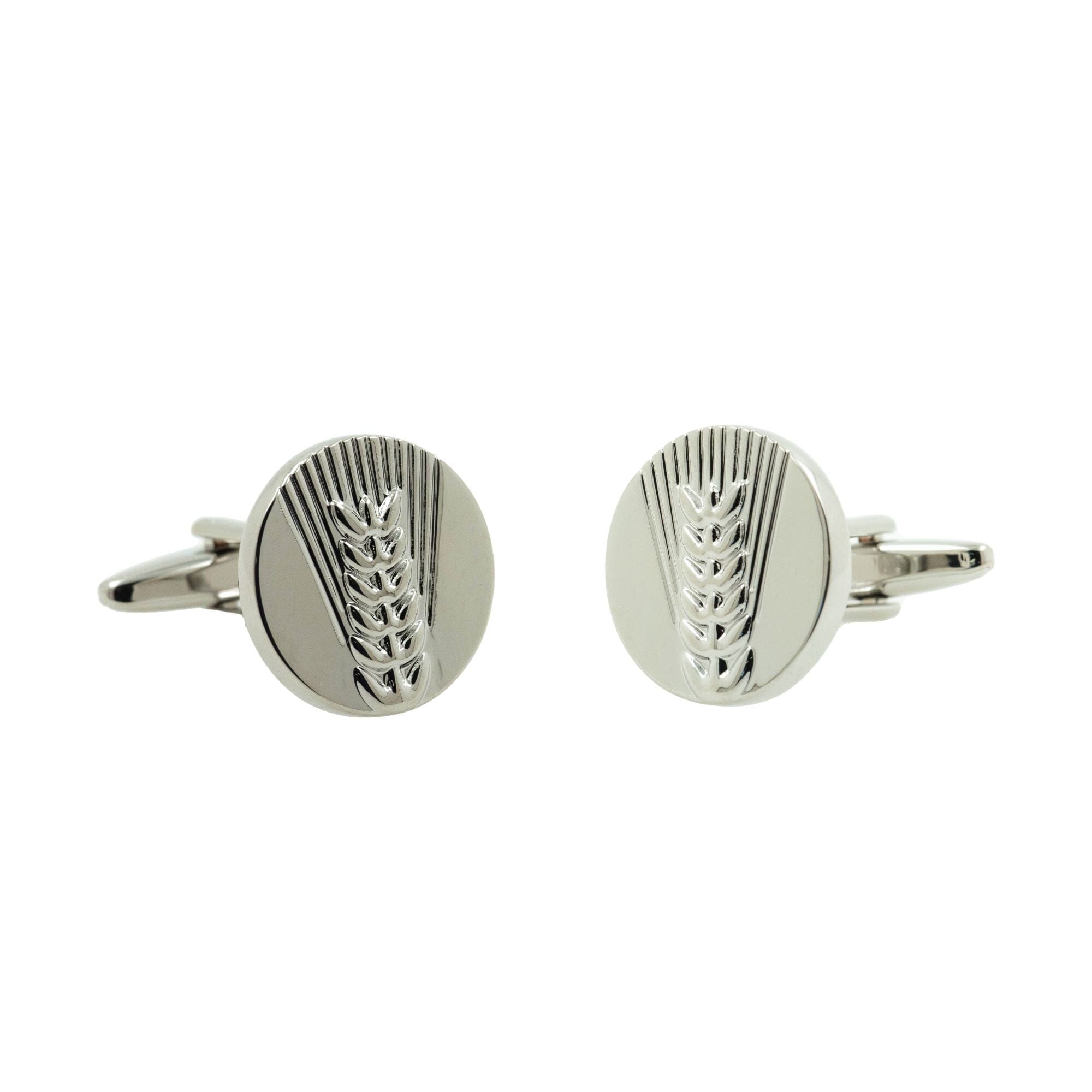 Silver Wheat Cufflinks Novelty Cufflinks Clinks