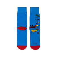 Michael Leunig Bird Blue Socks Socks Leunig for James Harper