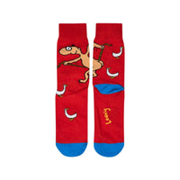 Michael Leunig Playful Man Red Socks Socks Leunig for James Harper