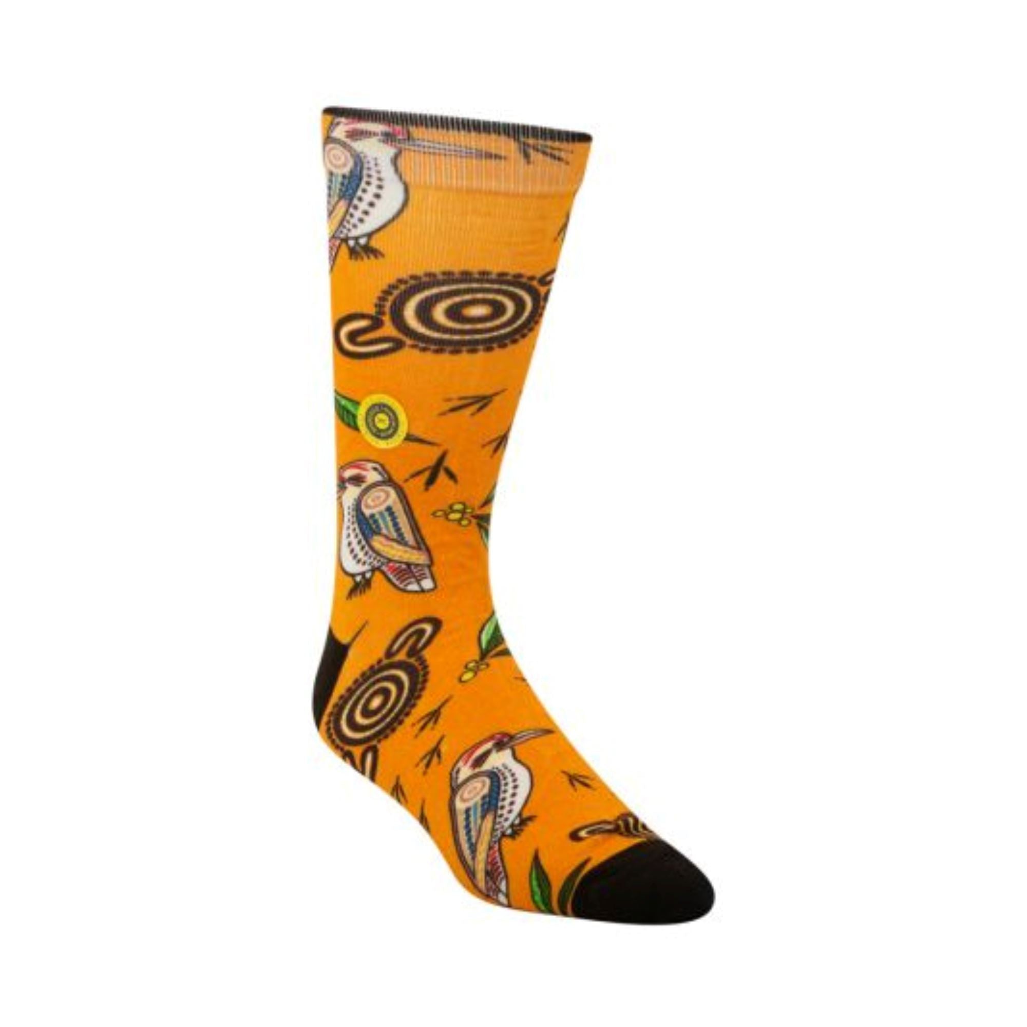 Mens Native Australian Kookaburra Sock Socks Bamboozld