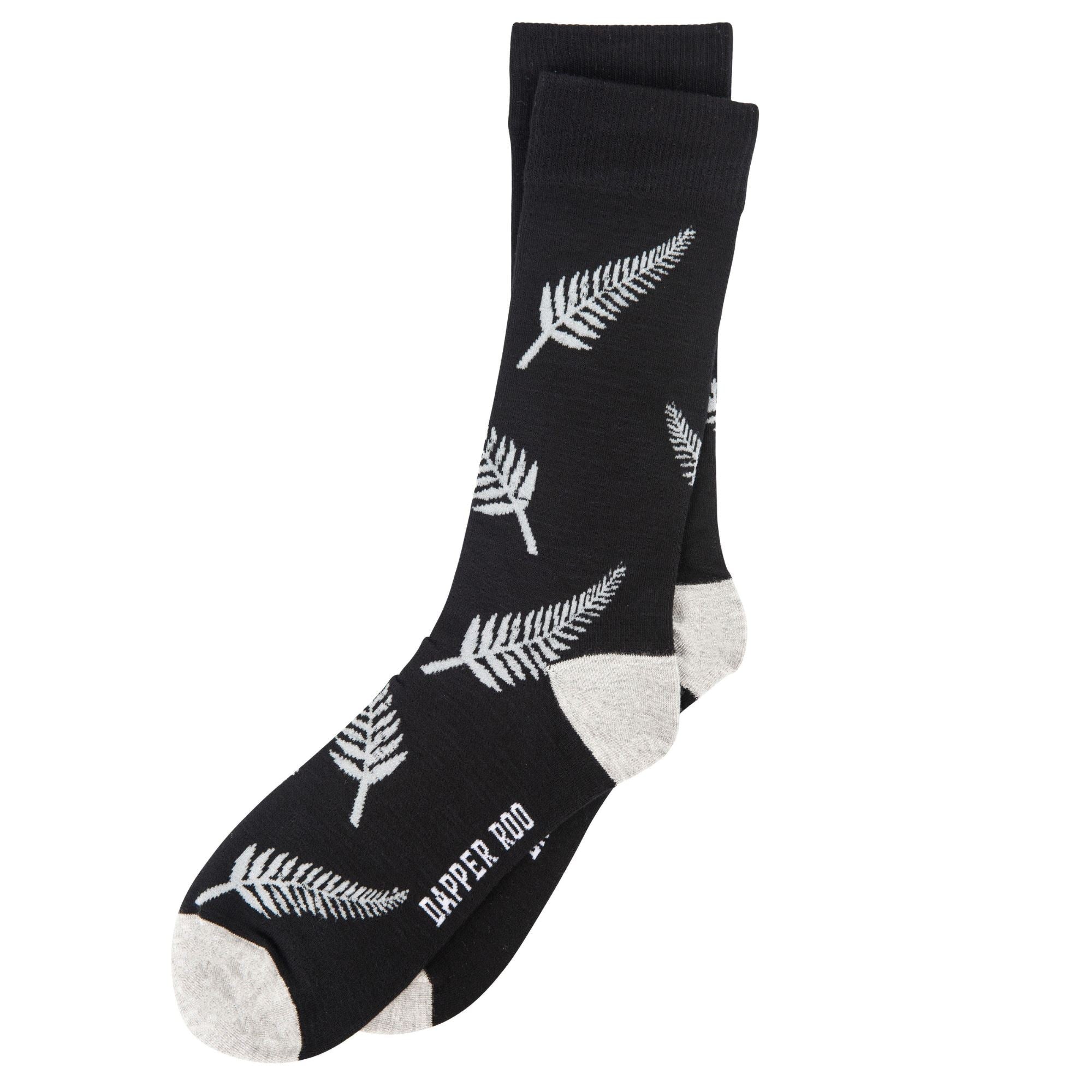Kiwi NZ Silver Fern Bamboo Socks by Dapper Roo Socks Dapper Roo