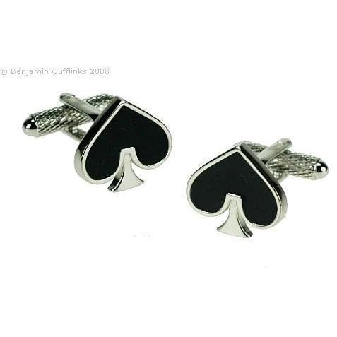 Suit of Spades Cufflinks Novelty Cufflinks Clinks Australia