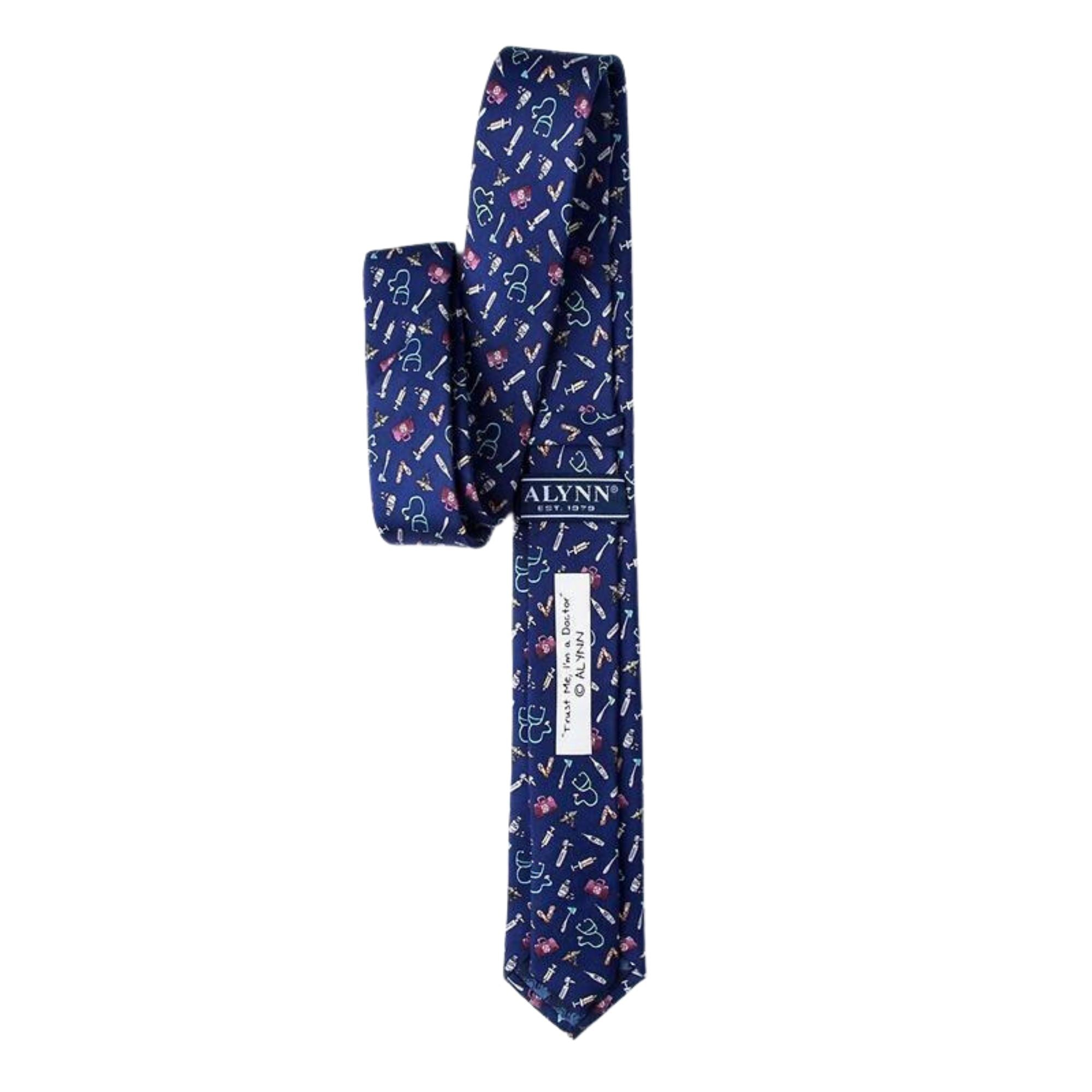 "Trust Me, I'm a Doctor " Skinny Tie Ties Clinks