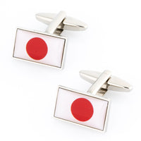 Flag of Japan - Japanese Flag Cufflinks Novelty Cufflinks Clinks Australia