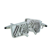 Painters Roller Tray Silver Cufflinks Novelty Cufflinks Clinks Australia Default