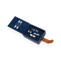 Seconds - Real Leather Cufflink Wallet - Blue (A)