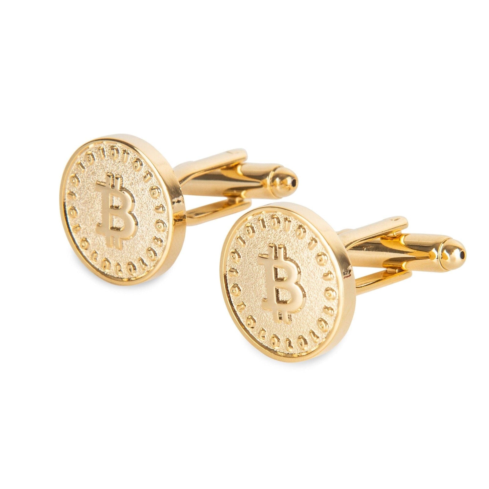 Gold Bitcoin Crypto Cufflinks Novelty Cufflinks Clinks Australia Default 