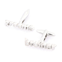 Grooms Brother cut-out style Wedding Cufflinks Wedding Cufflinks Clinks Australia