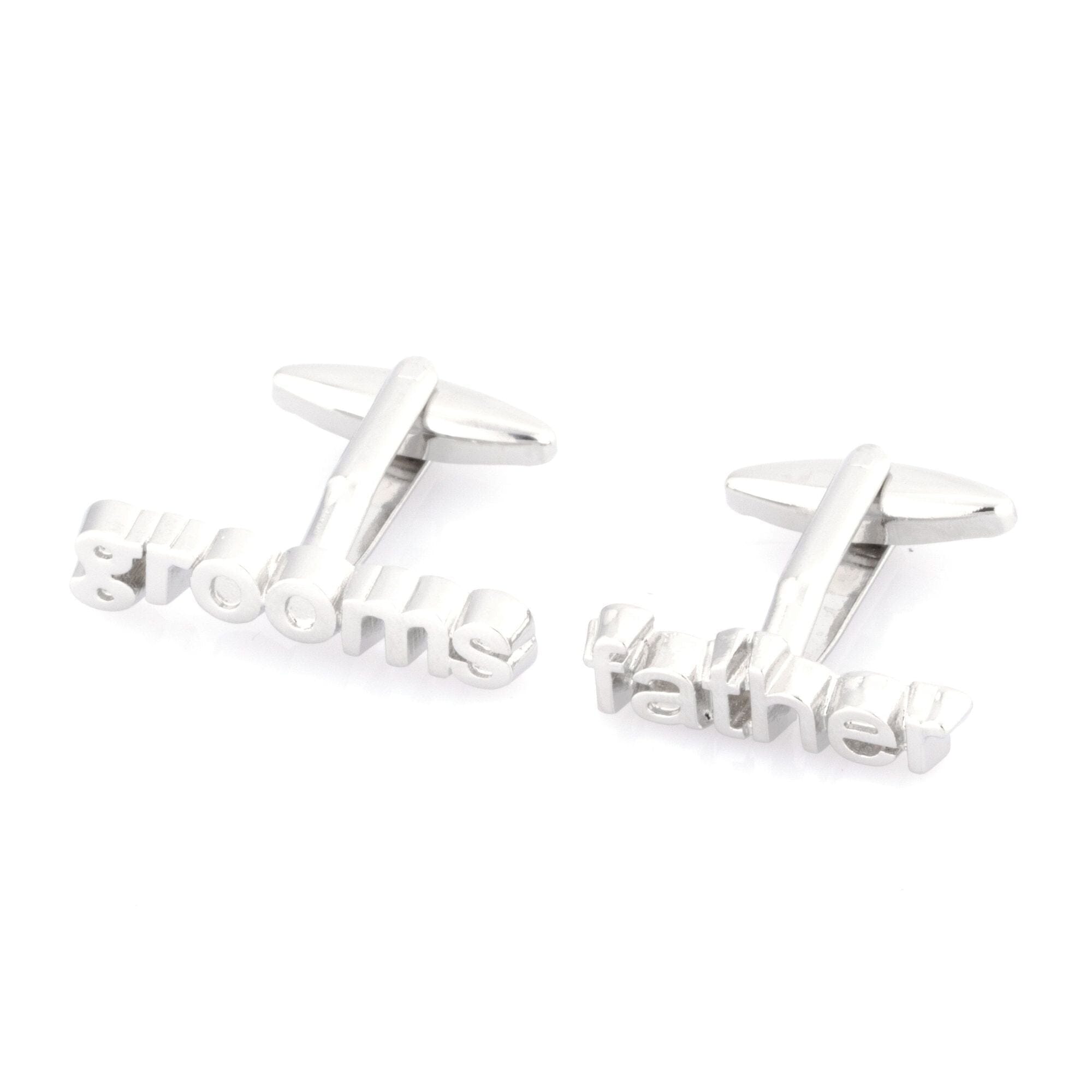 Grooms Father cut-out style Wedding cufflinks Wedding Cufflinks Clinks Australia 