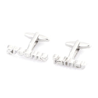 Grooms Father cut-out style Wedding cufflinks Wedding Cufflinks Clinks Australia