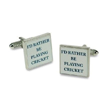 I'd rather be Playing Cricket Cufflinks Novelty Cufflinks Clinks Australia I'd rather be Playing Cricket Cufflinks