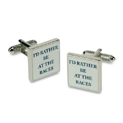 I'd rather be at the Races Cufflinks Novelty Cufflinks Clinks Australia I'd rather be at the Races Cufflinks 