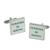 I'd rather be Surfing Cufflinks Novelty Cufflinks Clinks Australia I'd rather be Surfing Cufflinks