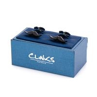 Black Moustache Cufflinks
