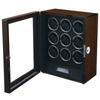 Albany Watch Winder for 9 Watches with Fingerprint Lock