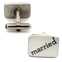 Married Wedding Cufflinks
