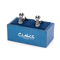 Skull with Spider Cufflinks