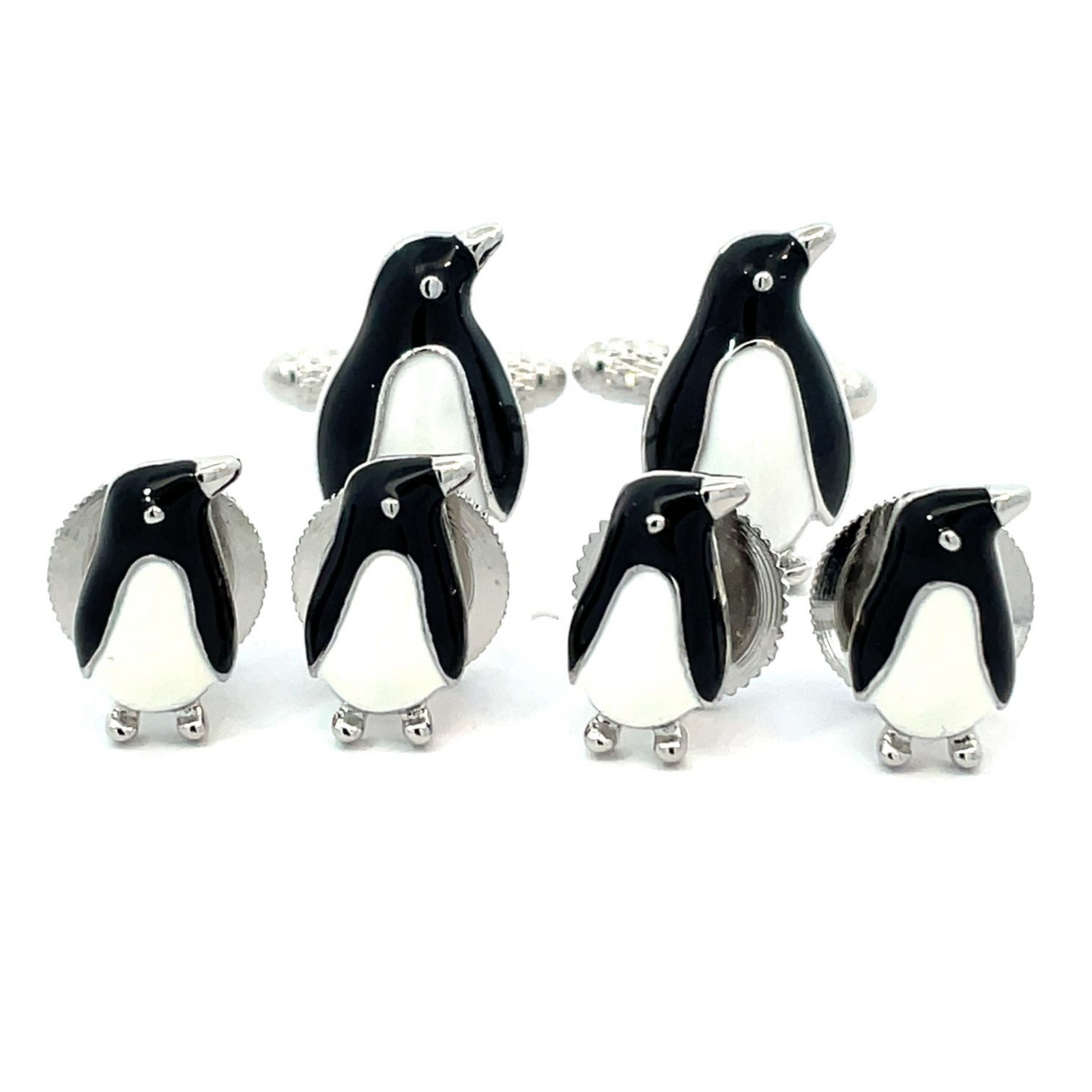 Penguin Suit Stud & Cufflink Set